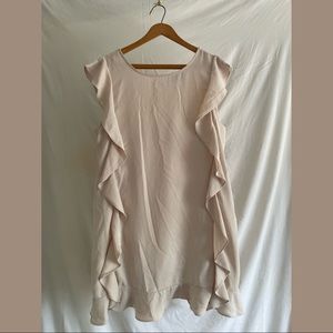 Very J Light Pink Midi Dress